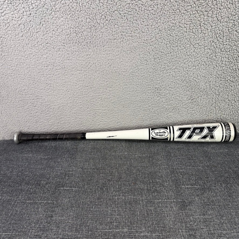 Louisville Slugger Baseball Bat Men 33/30 White TPX Full Barrel CU31 WTPXFBL